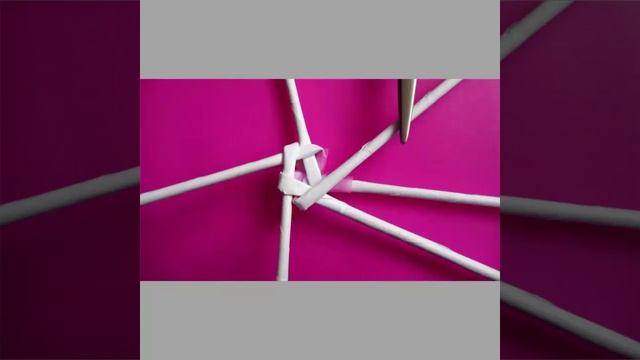 #shorts Пасхальное ЯЙЦО из бумажных и коктейльных трубочек. Мастер-класс на канале,ссылка в описании