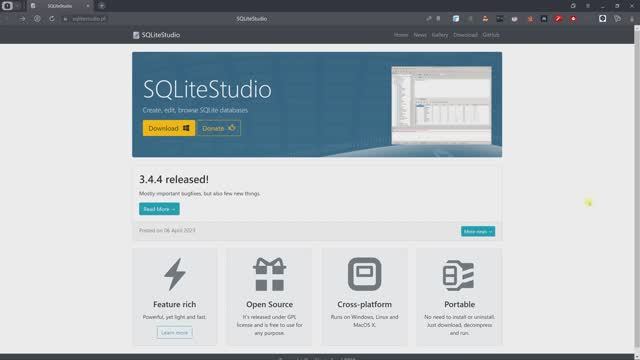 Установка SQLiteStudio для работы с форматами баз данных SQLite в QGIS