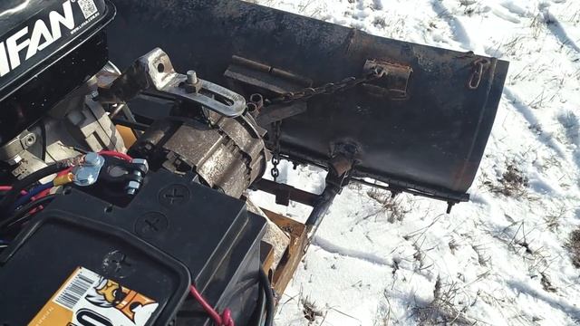 ГЕНЕРАТОР и ЛЕБЕДКА  на минитрактор вместо гидравлики!