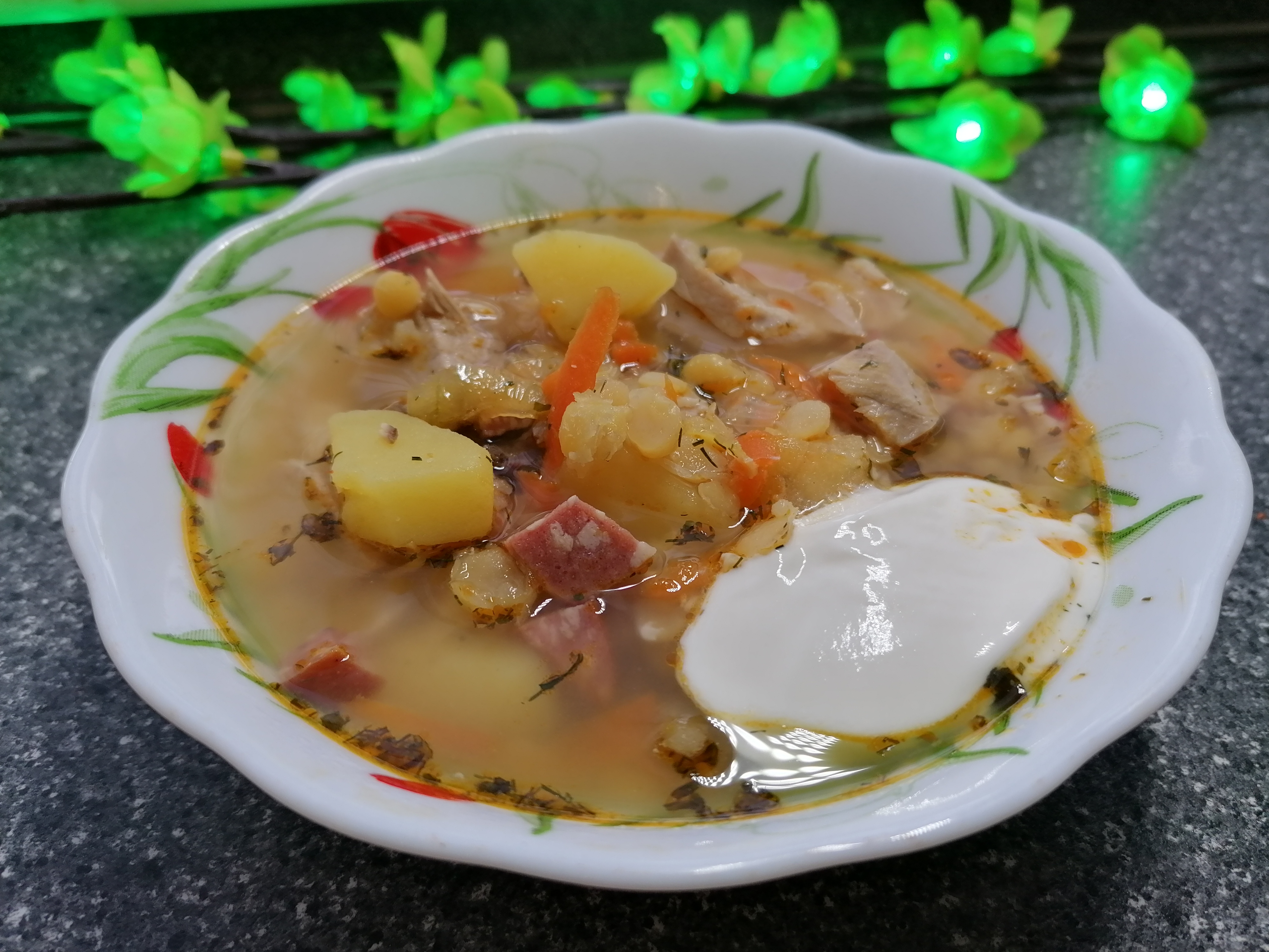 ВКУСНЕЙШИЙ ГОРОХОВЫЙ СУП С МЯСОМ.Сытный, Наваристый и Ароматный.