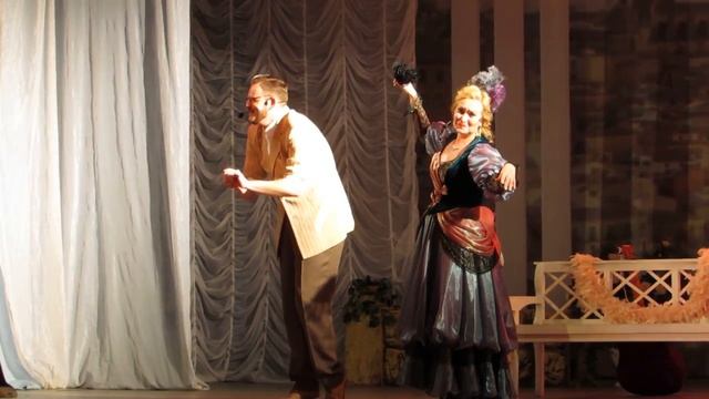 Сценка из оперетты, дуэт. Исп. Ю. Соколова И И. Скляров.