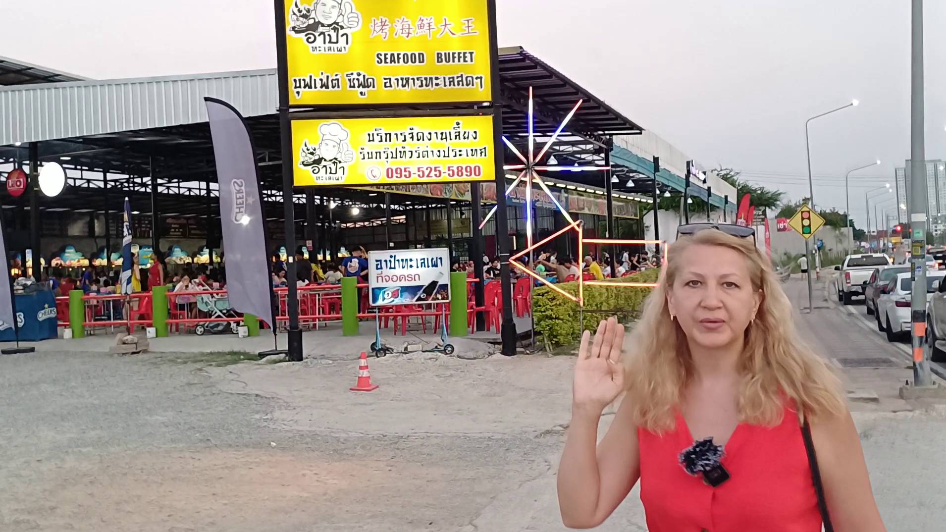 Морепродукты без ограничений на Джомтьене. Треш, шум, грязь за 1000 рублей.