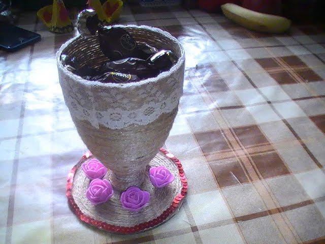 Конфетница своими руками!!! Справится даже ребенок!!!