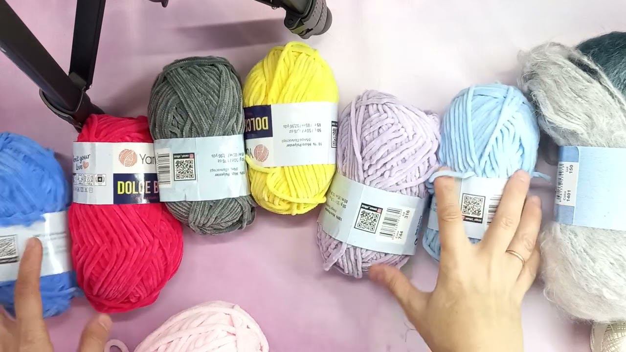 Большая  "очередная" закупка пряжи. Да, оно мне нужно