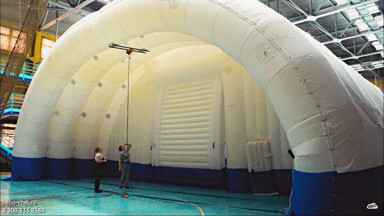 Надувной ангар для  ремонта техники