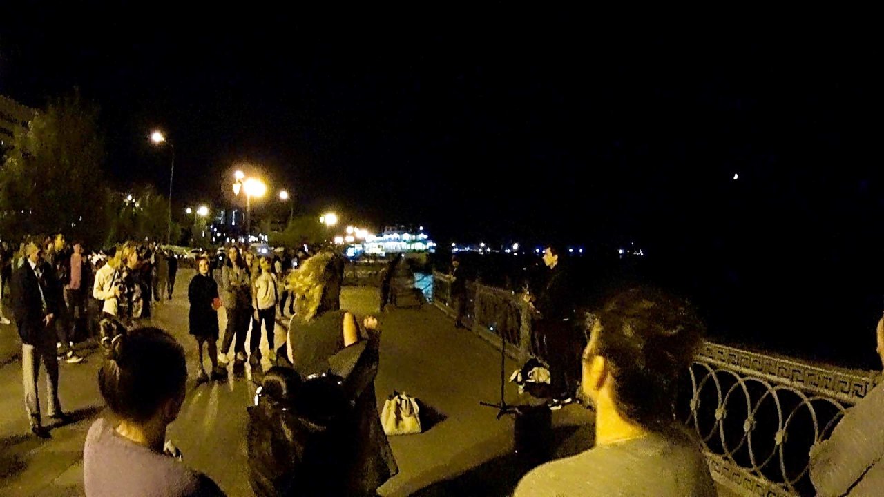 Песня СЕДАЯ НОЧЬ.Ласковый май (Ю.Шатунов).В исполнении Уличного музыканта Владимира Бажанова