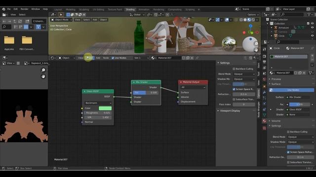 Пробую сделать стеклянные бутылки.mp4