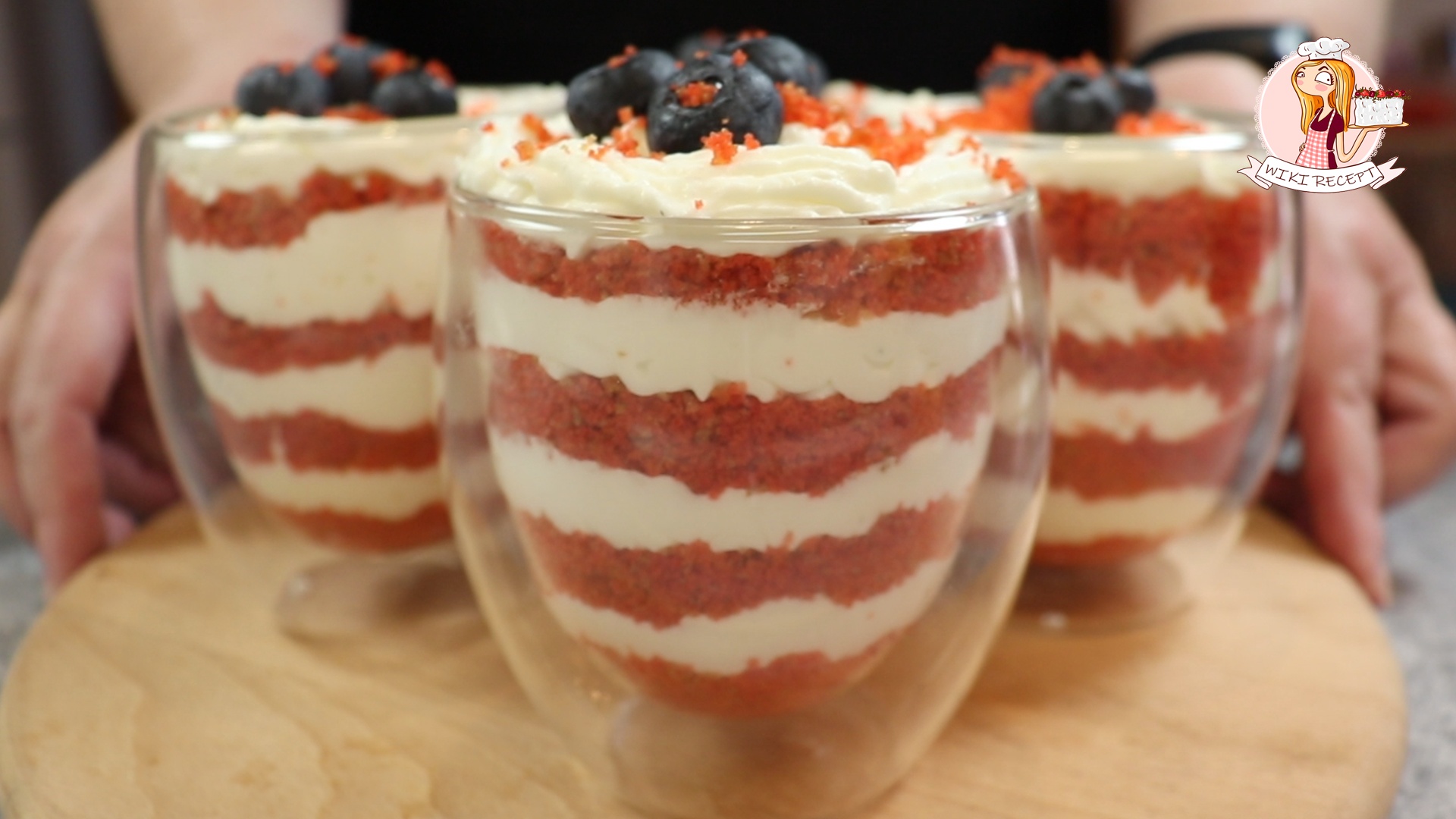 Нежнейший десерт! ТРАЙФЛ КРАСНЫЙ БАРХАТ – любимый торт порционно в стаканчиках!