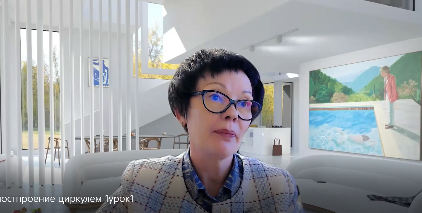 #Строим прямые с помощью циркуля #Геометрия 7 класс