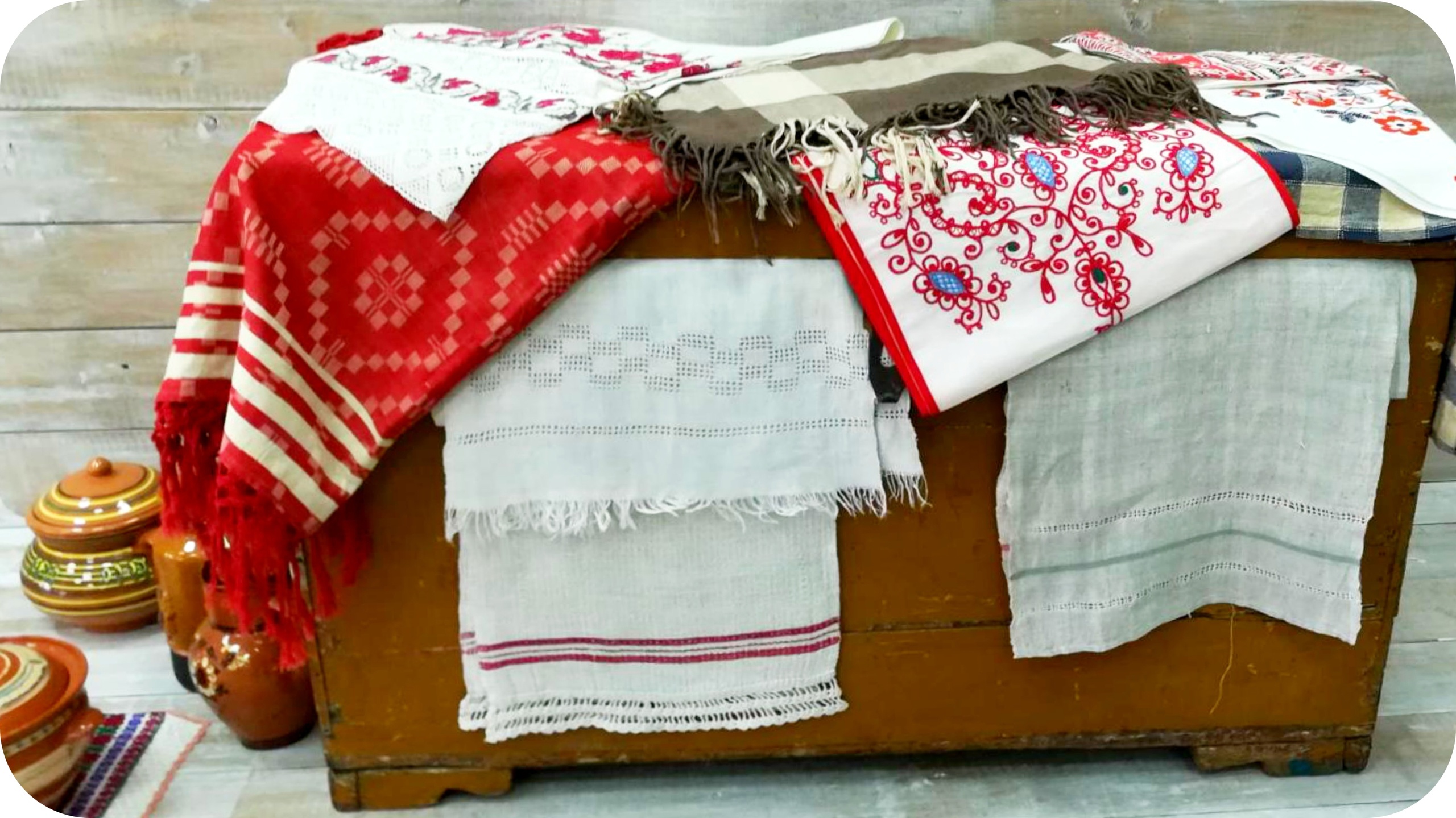 Выставка рушников и полотенец в Оренбурге.  Полотняный фольклор.