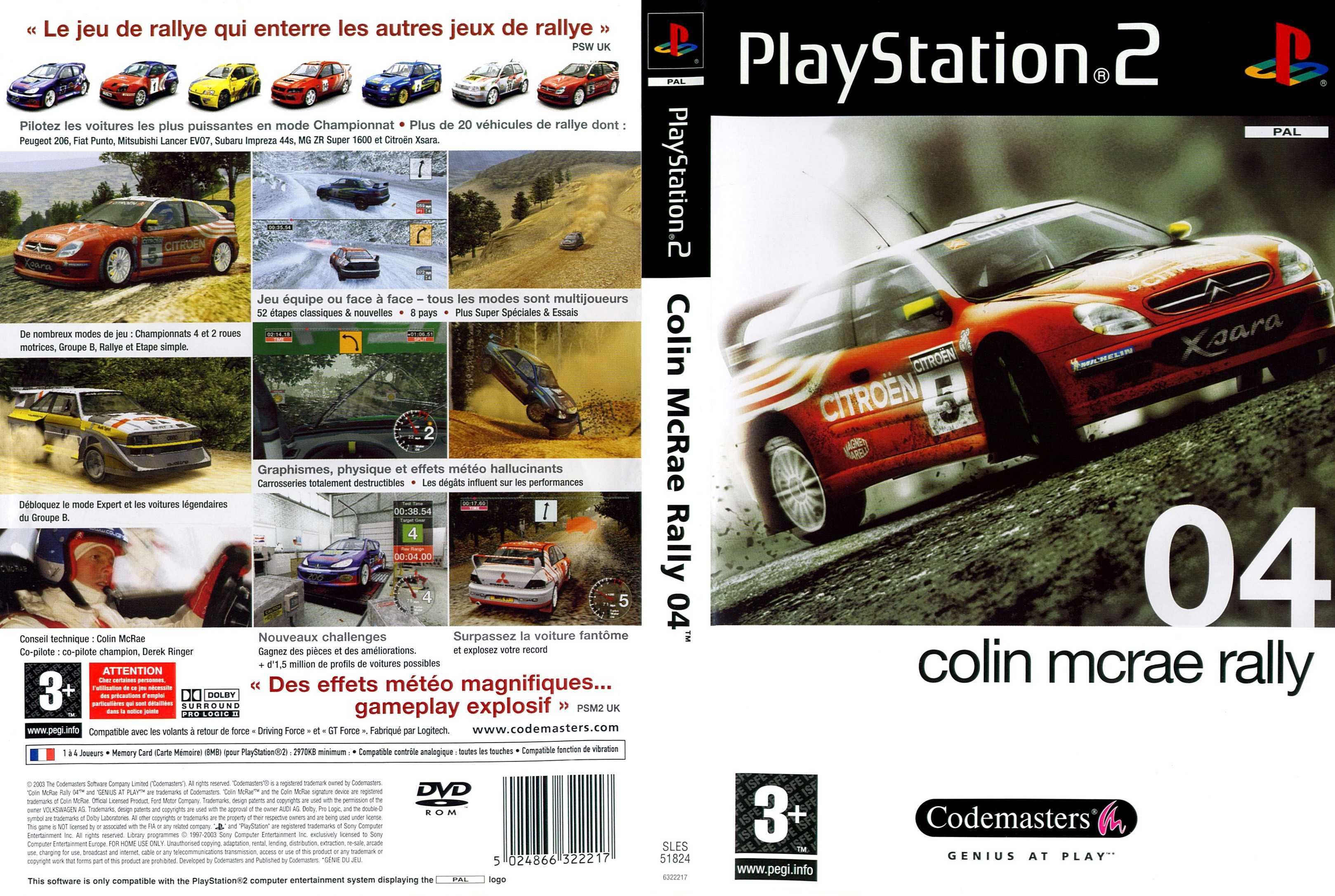 Colin McRae Rally 04 #21 ГРУППА B ЧЕМПИОНАТ ИСПАНИЯ