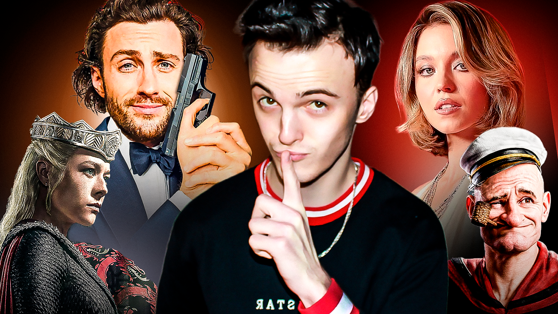 Новый Джеймс Бонд / Горячие Фотки Сидни Суини / Хоррор Вселенная Винни-Пуха