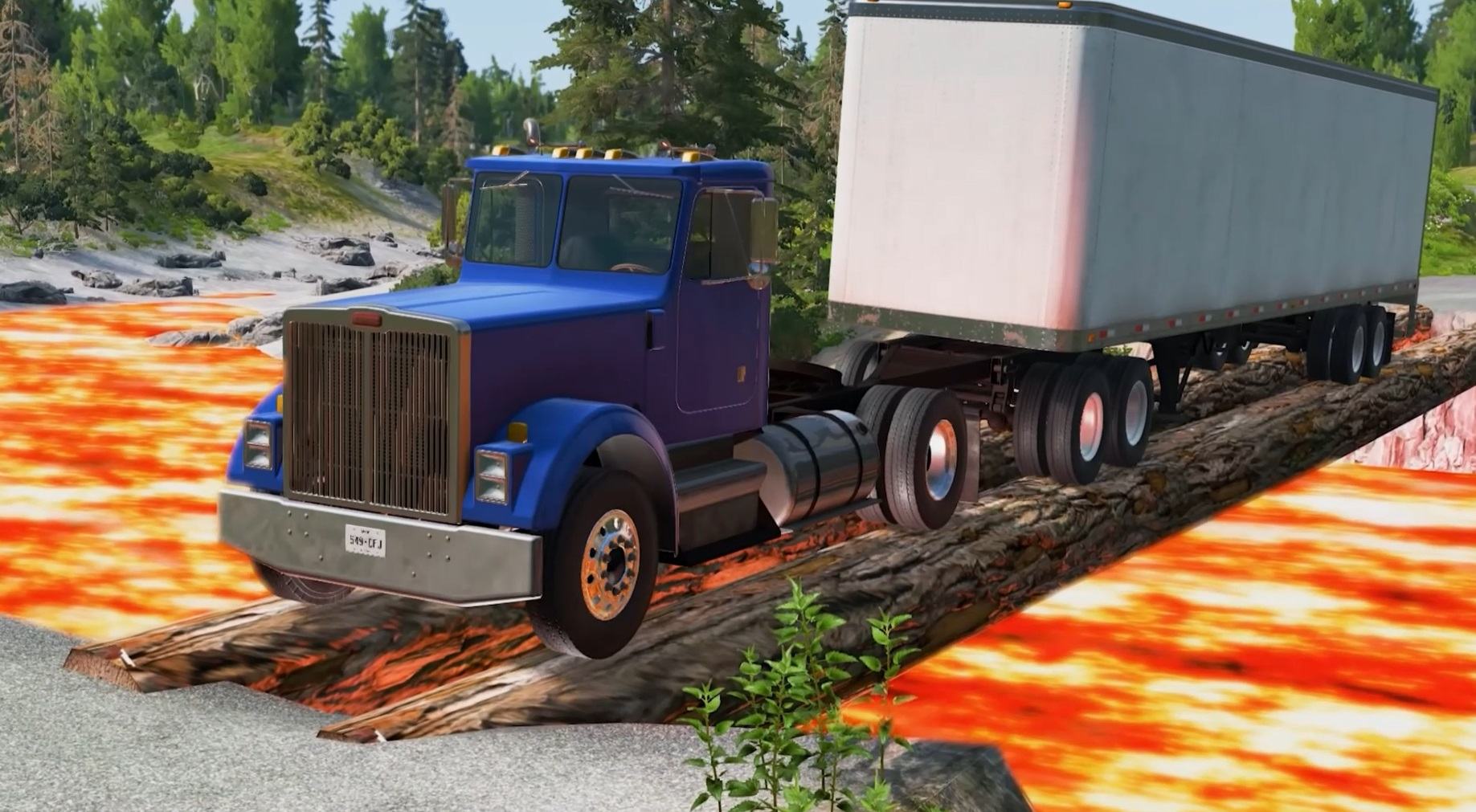 Краш-тест: Автомобили и техника против препятствий, воды, гор, ухабов и камней! #11  BeamNG.drive