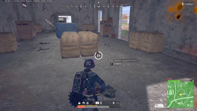 Выживание в 6 фазе зоны PUBG PLAYERUNKNOWNS BATTLEGROUNDS