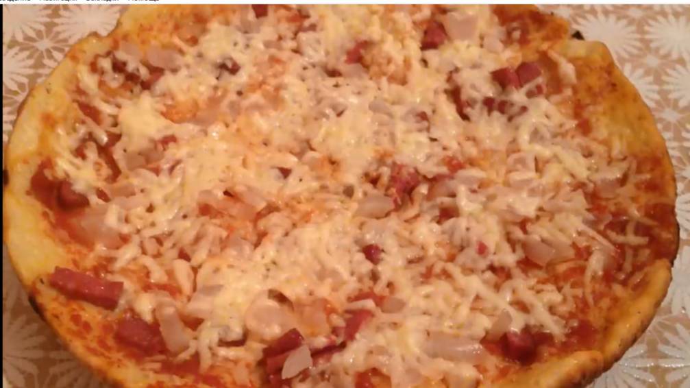 Пицца за 5 минут без выпечки! Пицца на сковороде!