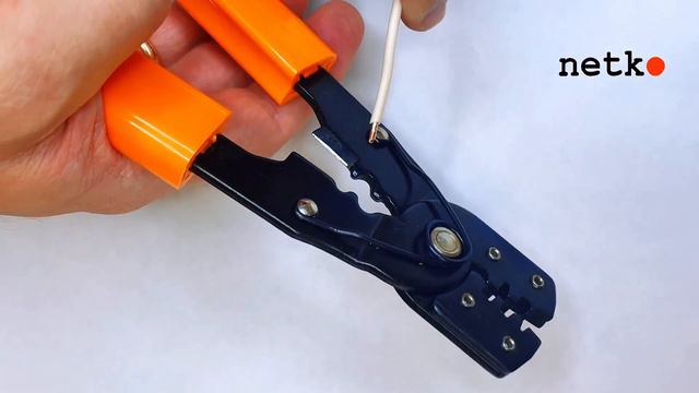 67388 N-202B Инструмент для обжима (кримпер) клемм размеров 10-28 AWG, NETKO Optima