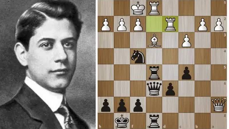 Капабланка показал молодому Алехину свой КАБАНИЙ УДАР! Шахматы.