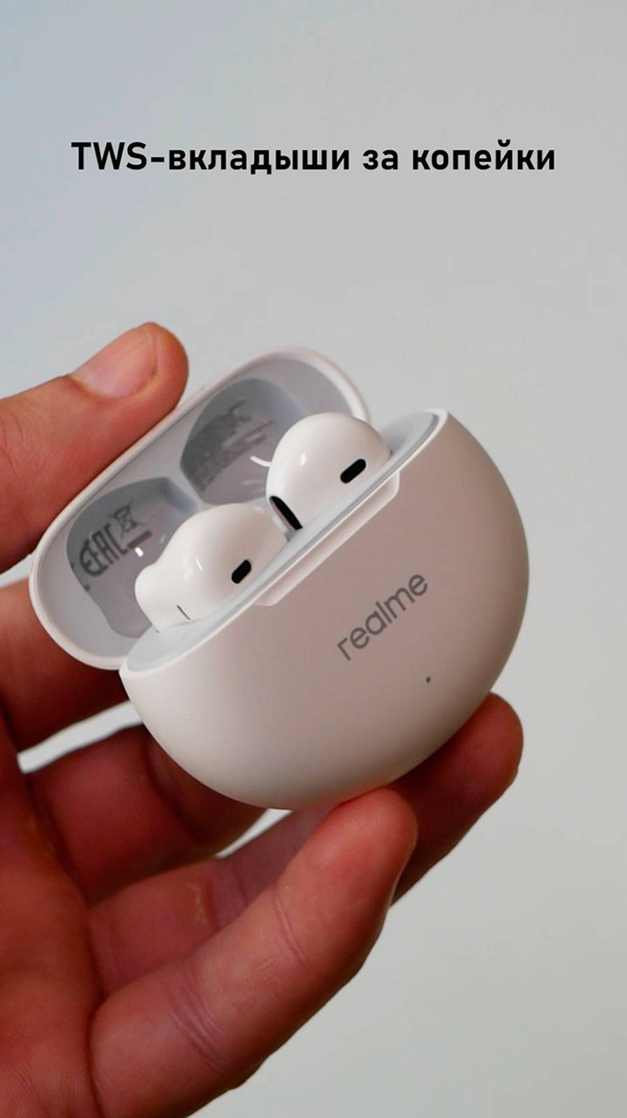 TWS-вкладыши за копейки - Realme BUDS T01