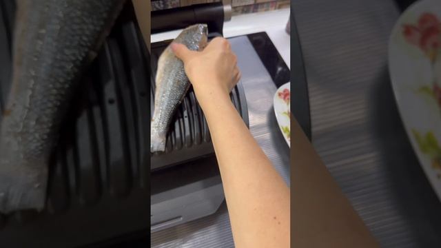 Сибас на гриле  #готовимвкусно #сибаснагриле