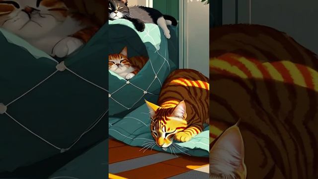 Ленивое воскресенье - видео, созданное искусственным интеллектом