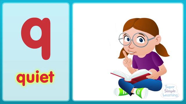 The Q Song (Lowercase) _ Super Simple ABCs
