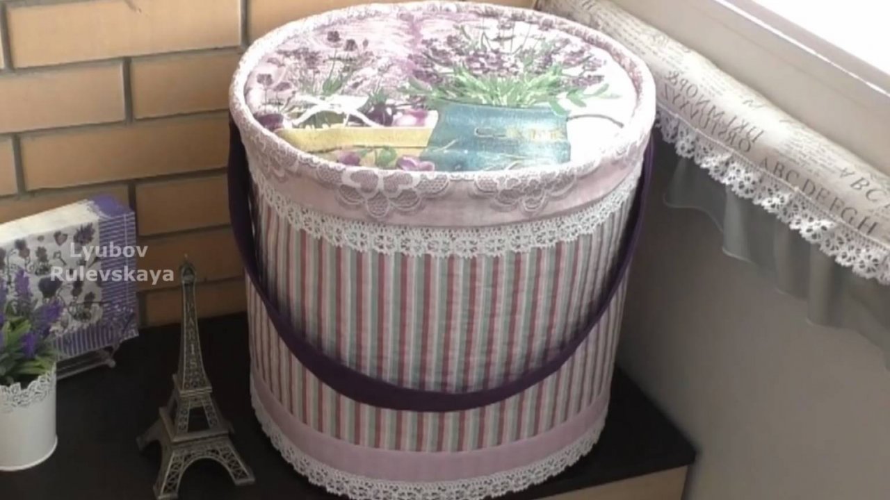 Чехол для хлебопечки или грелка на кастрюлю  своими руками. Шляпная коробка, которую можно стирать