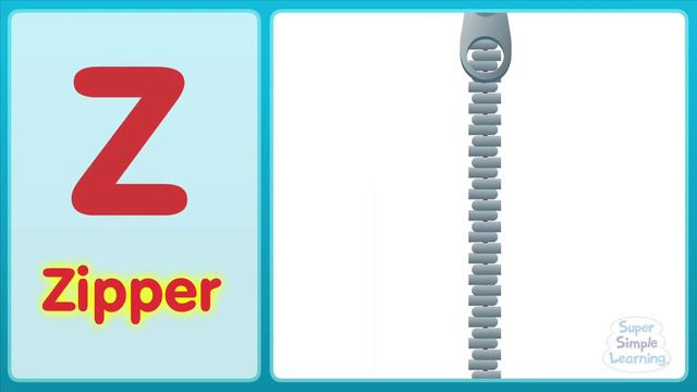 The Z Song (Uppercase) _ Alphabet Song _ Super Simple ABCs
