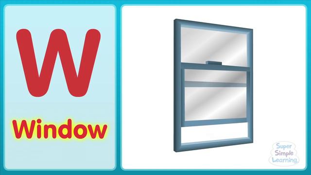 The W Song (Uppercase) _ Alphabet Song _ Super Simple ABCs