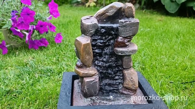 Декоративный фонтан СТРИМ ОН РОКС с подсветкой 27х21 см, 795202240-1