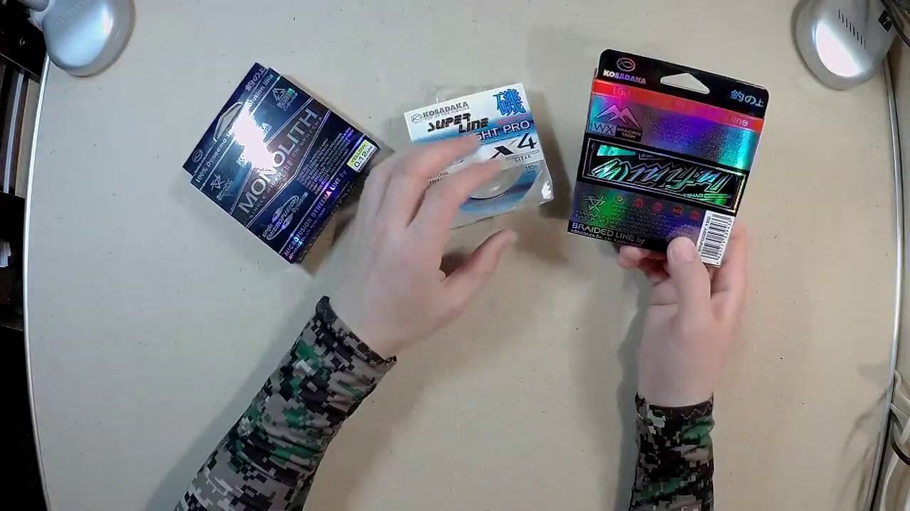 Распаковка посылок из Fmagazin. Леска плетеная Kosadaka Monolith 0.12