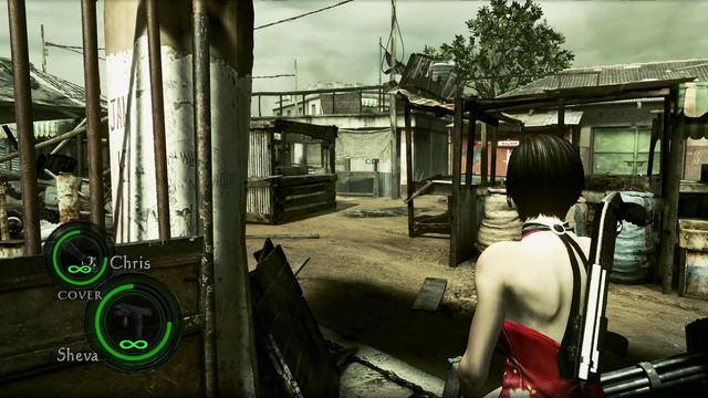 Resident Evil 5 Ада и Вескер История Шева Аломар Склад #5