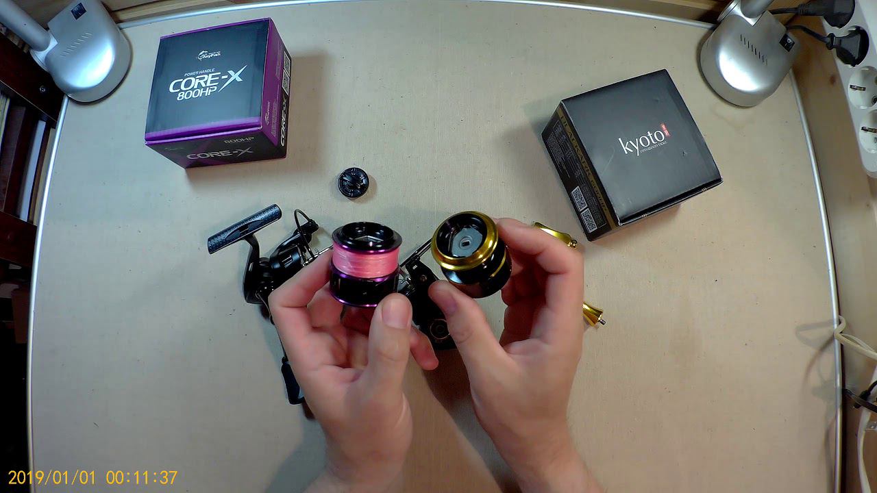 Рыба с ручкой и китайский "Японец". Катушки CoreX и BlackArc.