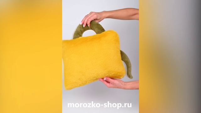 Мягкая игрушка-подушка Змеюшка, жёлтая, 35 см, 2538/35