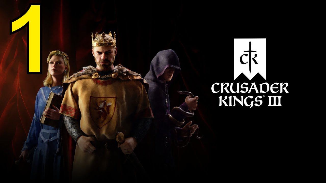 Crusader Kings III Прохождение(2024) ч1  - контурные карты