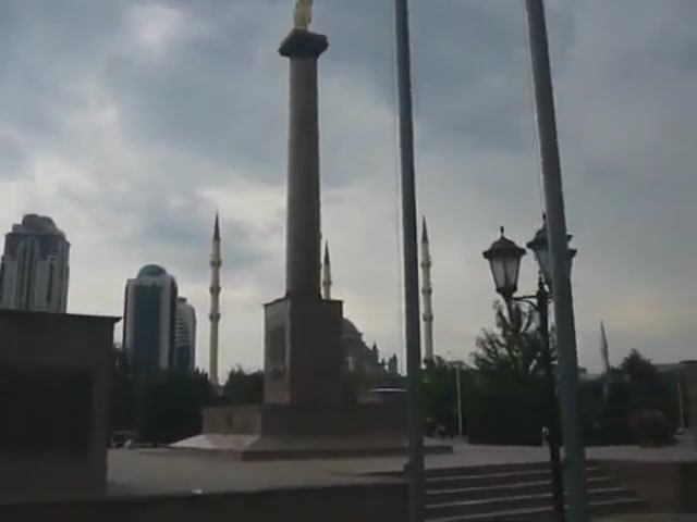 Город Грозный, летний вечер