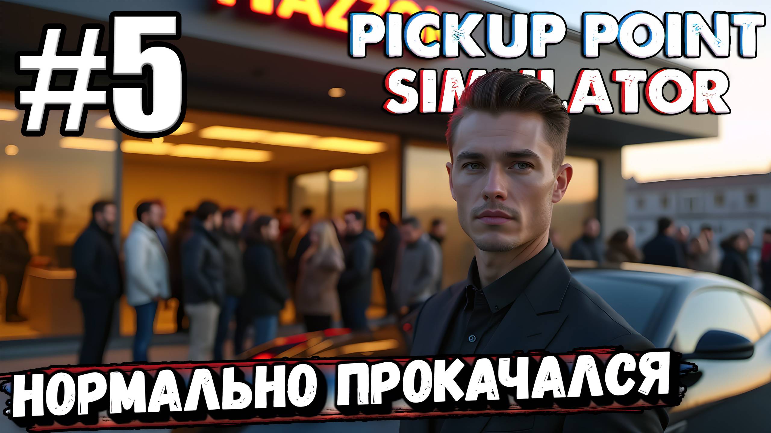 ДЕНЬГИ, ТАЧКА, СКЛАД И ТОЛПЫ НАРОДУ! НАКОНЕЦ-ТО УВЕЛИЧИЛ ПОМЕЩЕНИЕ В ► Pickup Point Simulator #5
