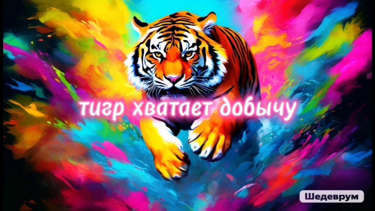 Тигр хватает добычу #игрыпятизверей #цигун #цигунонлайн