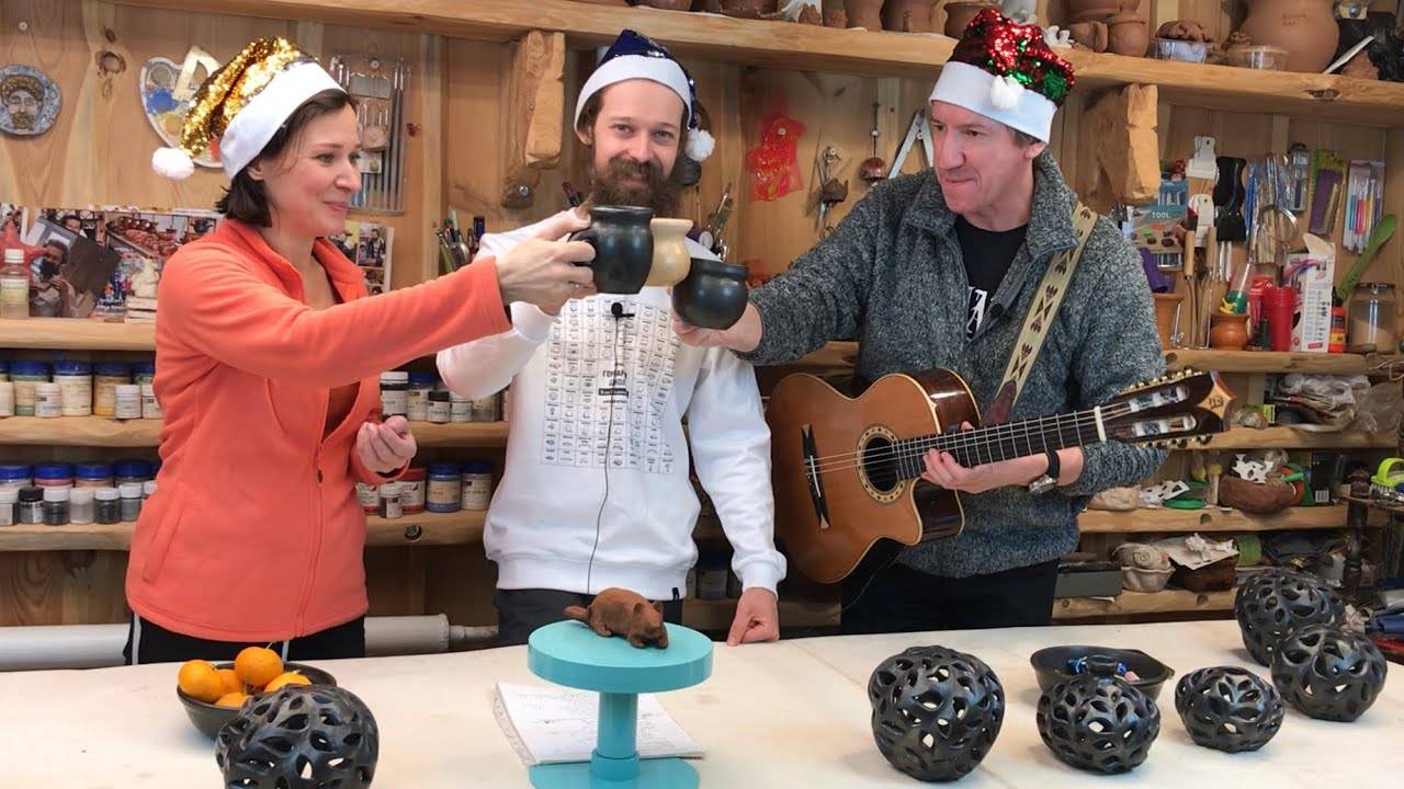 🍯 Творческий дуэт Сергея и Елены Светловых Новогодние песни Гончарная мастерская Волшебство керамик