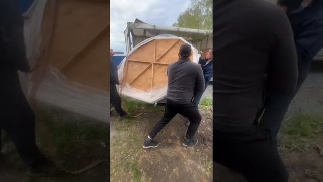 Сгрузка чана своими руками