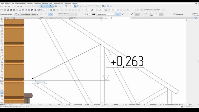 Ограждения для лестницы террасы в архикаде