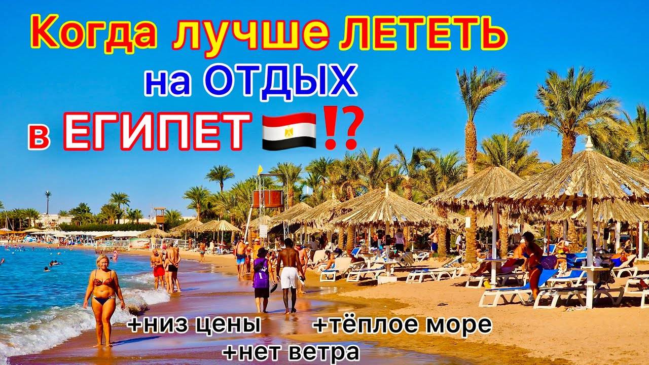Какой месяц ЛУЧШИЙ для отдыха в Египте. Когда ТОЧНО НЕ СТОИТ ехать! Что выбрать: ЦЕНА или МОРЕ?