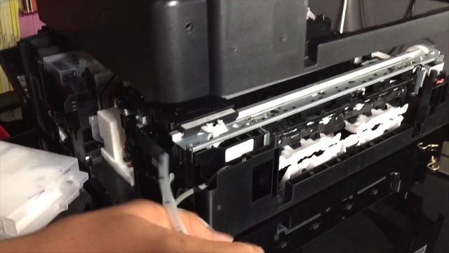 BROTHER DCP-T310W, T710W, T510W как установить резервуар для отработанных чернил