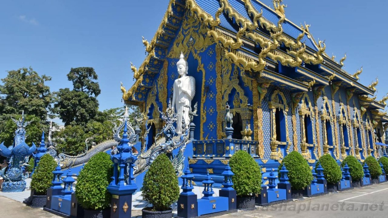 Новый необычный и малоизвестный Синий храм в Чианграе