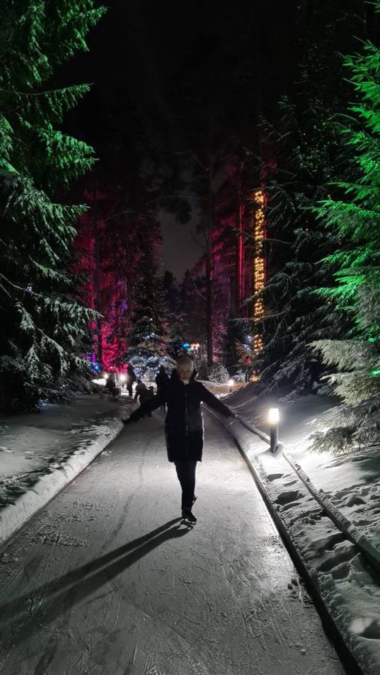 Охта Парк. Каток. Как провести выходной в Питере.