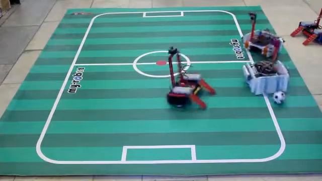 Как это работает "Робофутбол" Роботрек "Стажер А"