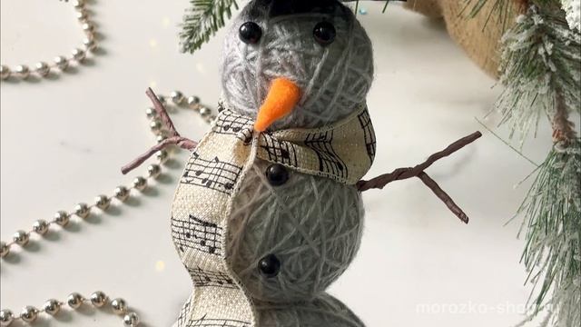 Новогодняя фигурка СНЕГОВИЧОК ‘ВЕСЁЛЫЕ НОТКИ’, полиэстер, 24 см, 2007382