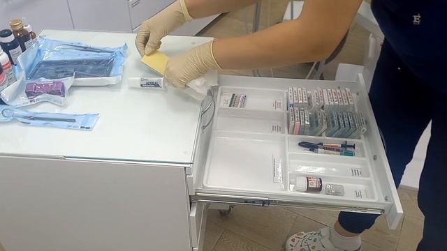 Уборка тумбочки (есть)