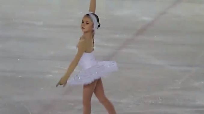 Камила Валиева  - Произвольная программа, Первенство Москвы, мл. возраст, 2015 год.