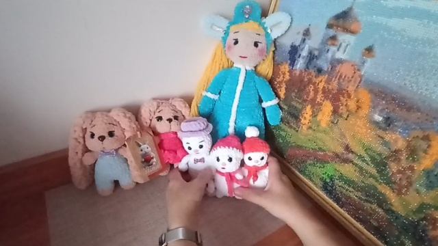 Игрушки за неделю. Предновогодняя подготовка
#вязание #вязаниекрючкои #амигуруми #игрушки #рукоделие