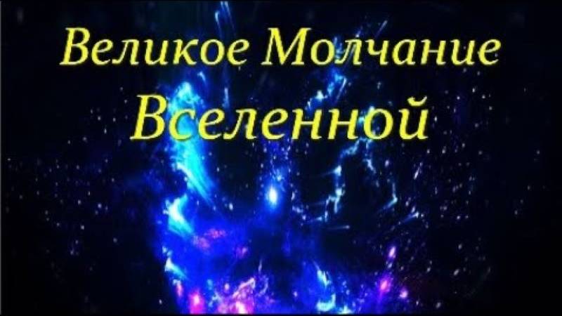 Владимир Липунов. От Великого Молчания Вселенной до Великого Молчания Будущего.